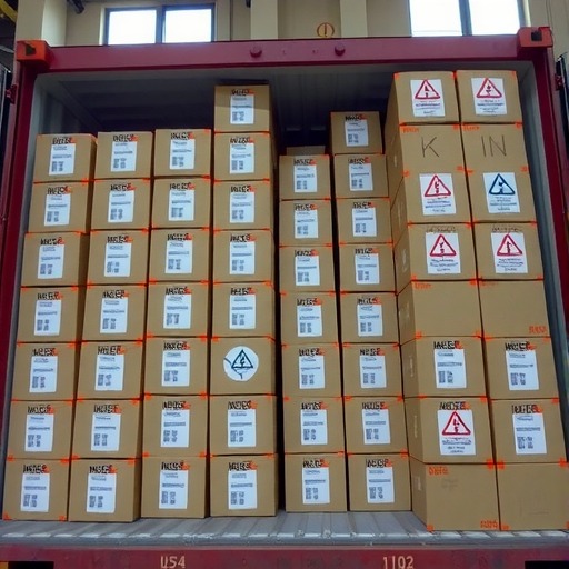 海运出口锂电池包装上要贴电池标签吗