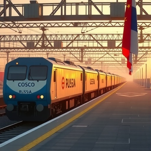 中远海运集团首列中俄国际班列正式启程