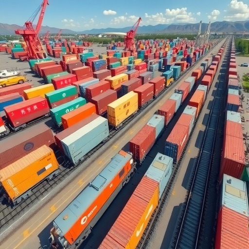 中欧班列乌鲁木齐集结中心运营两周年通达17国