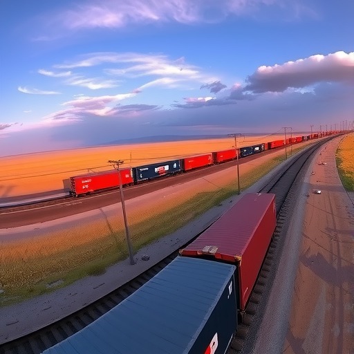 【石龙班列】中国国内运距*长的中欧班列，**二连浩特口岸