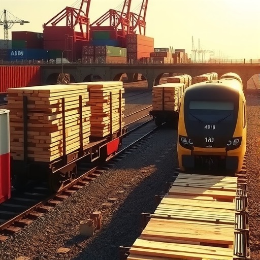 广东迎来首列进口中欧班列,千余吨白俄罗斯木材抵达东莞