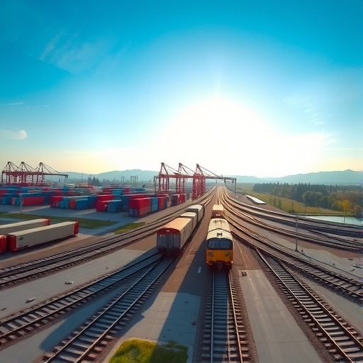 江西鹰潭国际陆港“单月双列”开行中欧班列