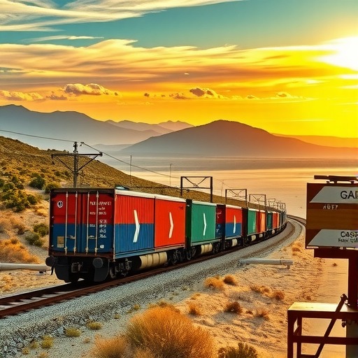 乌鲁木齐国际陆港区至白俄罗斯明斯克重去重回班列**