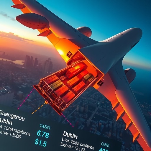 广州到都柏林空运运费需要多少钱,多长时间