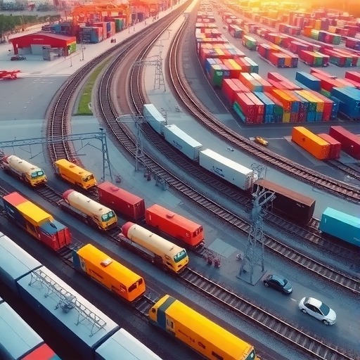 满洲里口岸中欧班列进出境线路达53条