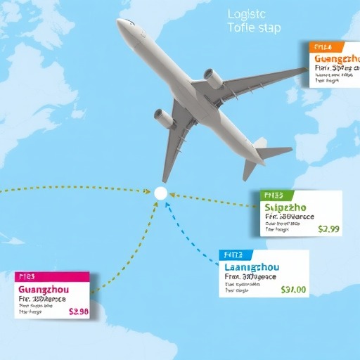 广州到南特空运运费需要多少钱,多长时间