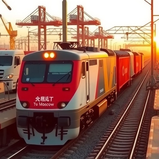 蚌埠首趟中欧班列发车 货物将换装出口至莫斯科