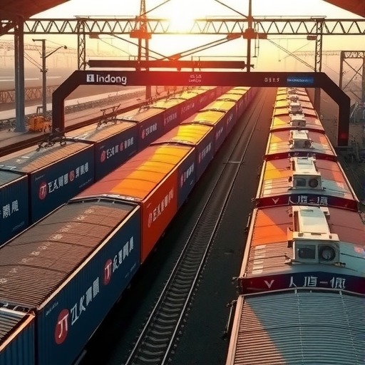 “义新欧”中欧班列金东平台2021年度突破600列(图1)