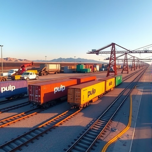 “兰州号”中欧纸浆专列抵达兰州新区，历时19天(图1)