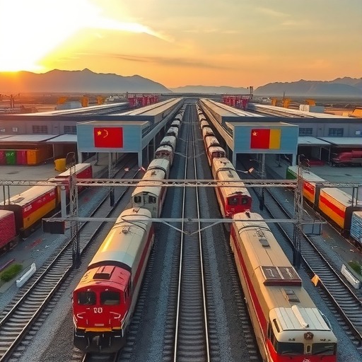 中蒙*大陆路口岸8年累计接运中欧班列突破8000列(图1)