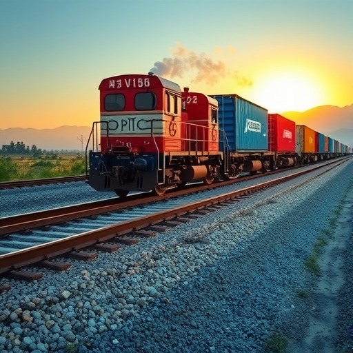 三门峡到江苏洋口港首列集装箱货运专列成功试运行(图1)