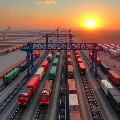 中蒙*大陆路口岸8年累计接运中欧班列突破8000列(图1) 中蒙*大陆路口岸8年累计接运中欧班列突破8000列(图1)